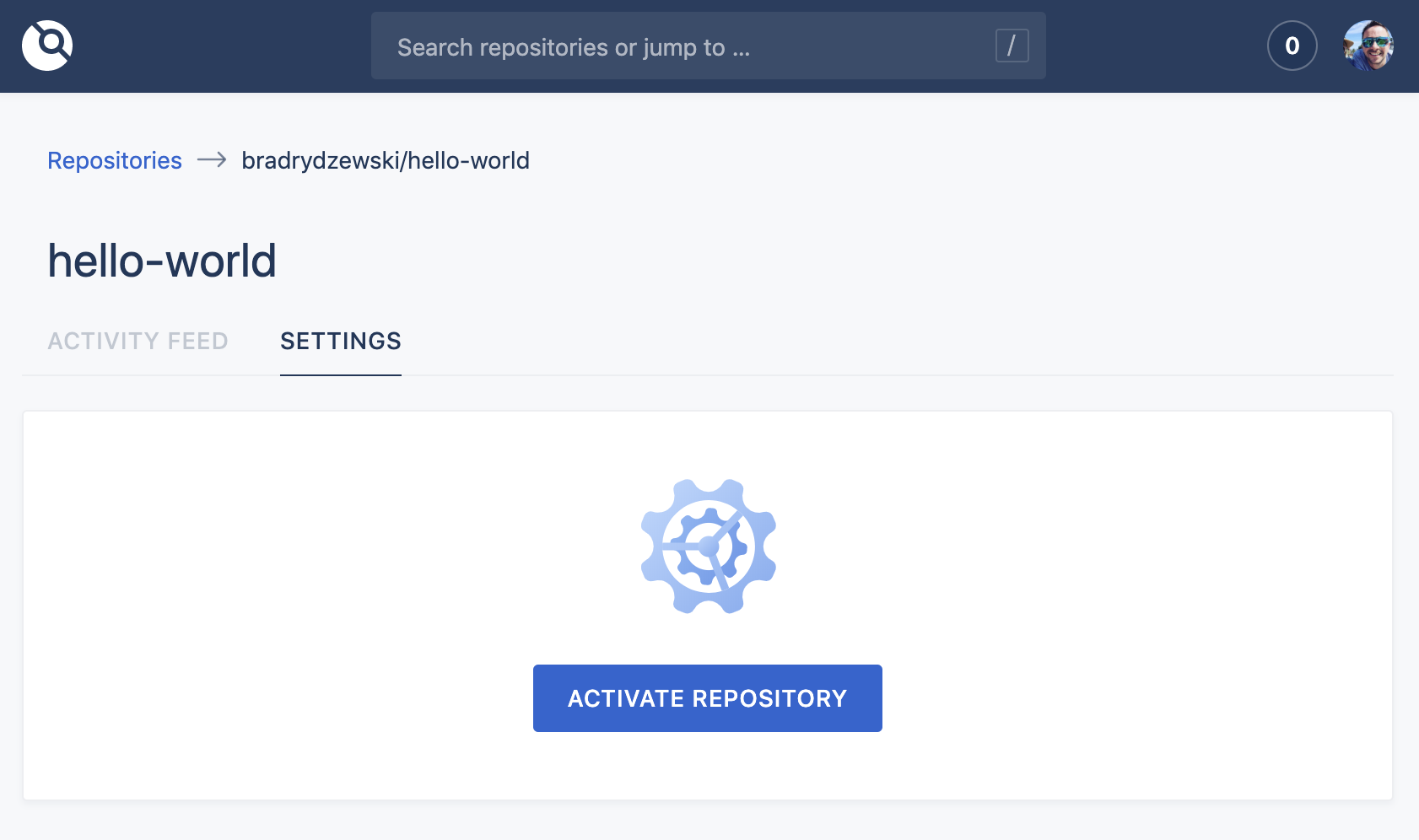 Activate Repository